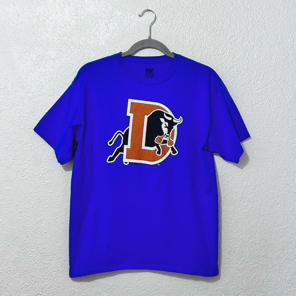 The Durham Bulls minor league baseball short sleeve shirt size XL youth